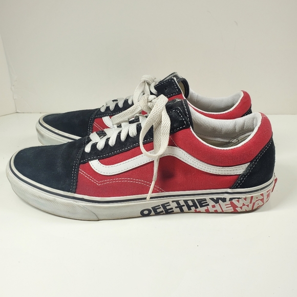 Vans Red Off the Wall Mens Sneakers - Picture 4 of 12